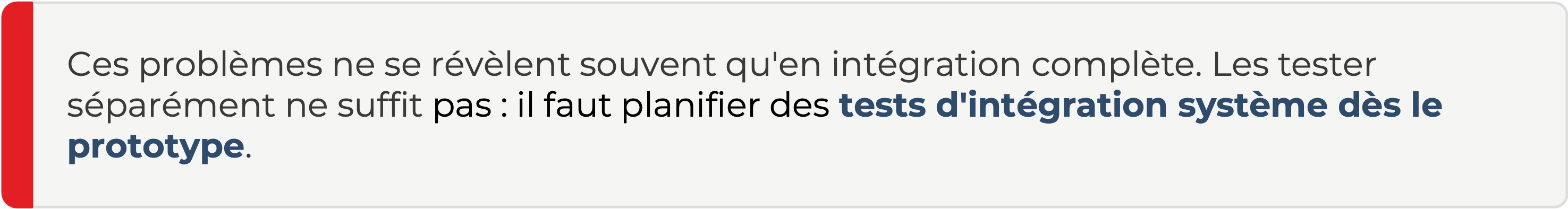 Verbatim tests intégration