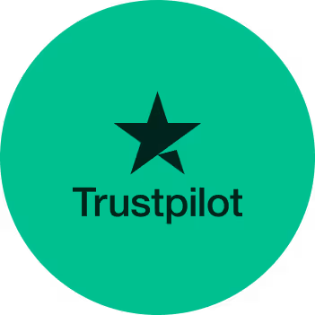 Trustpilot logo on a green background.