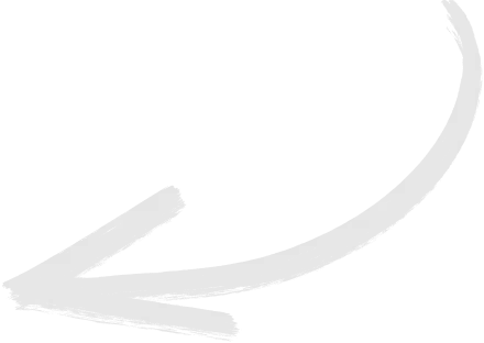 Doodle of left arrow sloping down