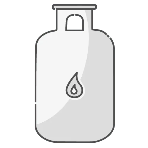 LPG gas bottle icon