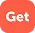 Red-orange square button with white text reading 'Get'.
