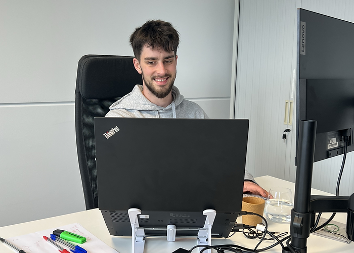 Six E-Scooters on a street in Germany