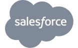 Salesforce company logo with stylized cloud shape.