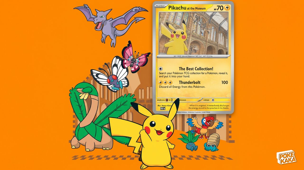 《寶可夢》× 倫敦博物館聯名周邊今晚 9 點線上開賣，「博物館皮卡丘」特典卡店內限定