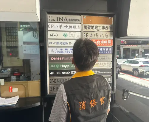 ▲西門町「小羊卡牌社」疑似無預警停業,臺北市主任消保官林傳健前往現場發現大門緊閉。(圖/臺北市消保官提供)
