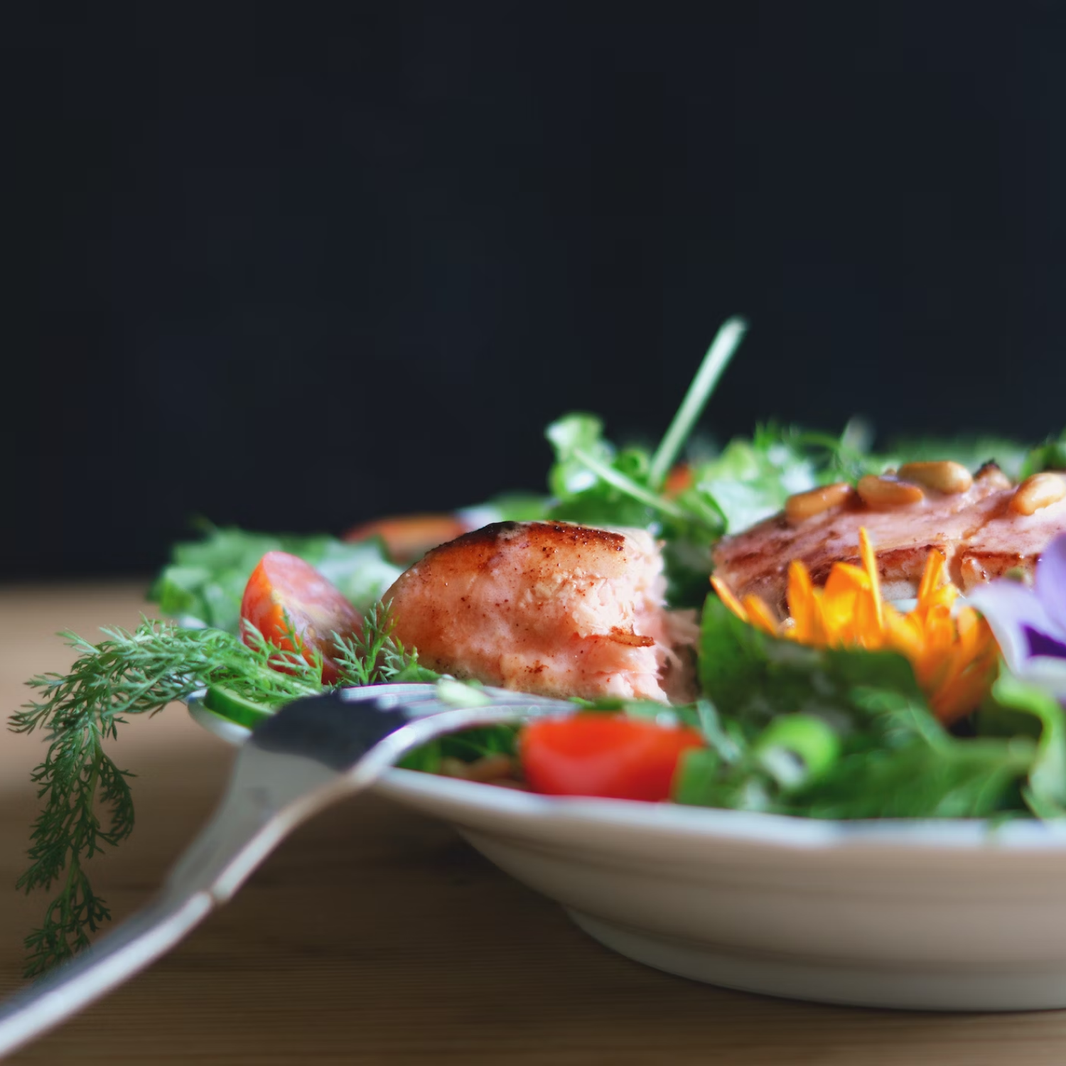 Chicken and avocado salad