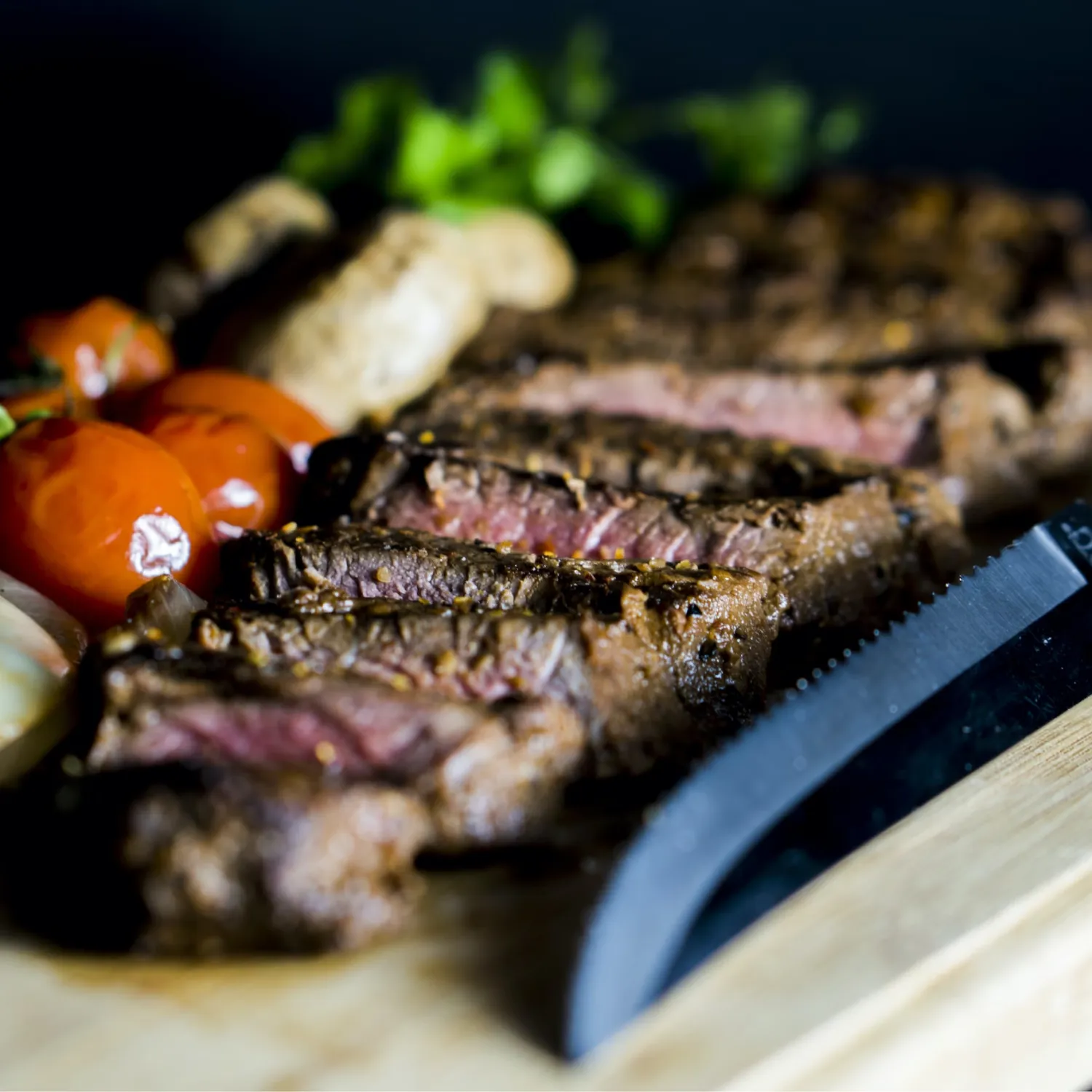 Marble beef steak