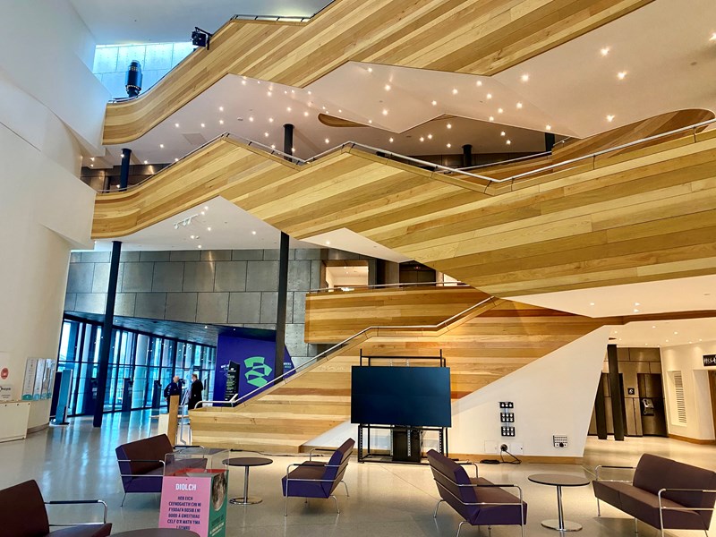 Inside the Millennium Centre