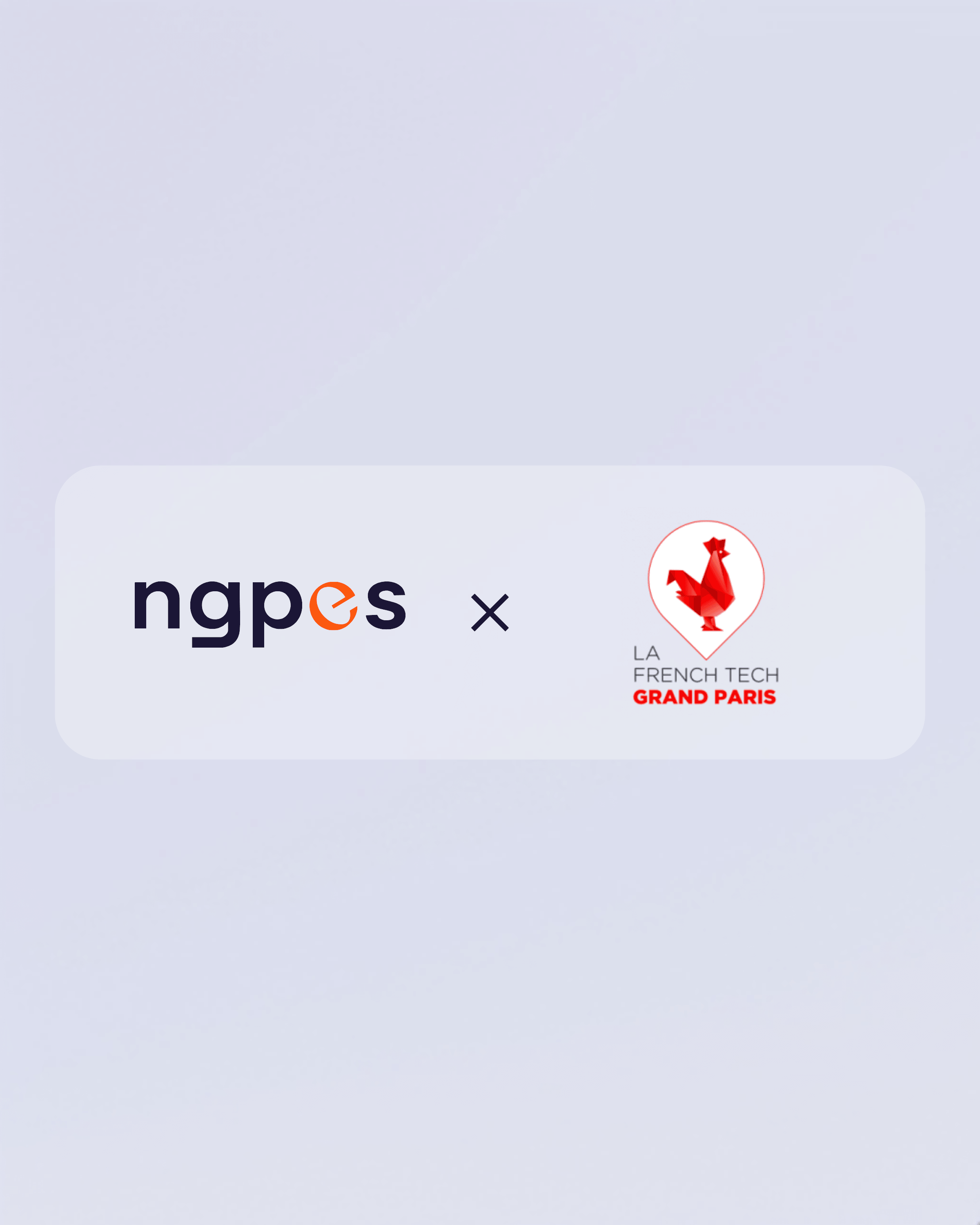 NGPES and La French Tech Grand Paris logos side by side, marking NGPES joining La French Tech Grand Paris