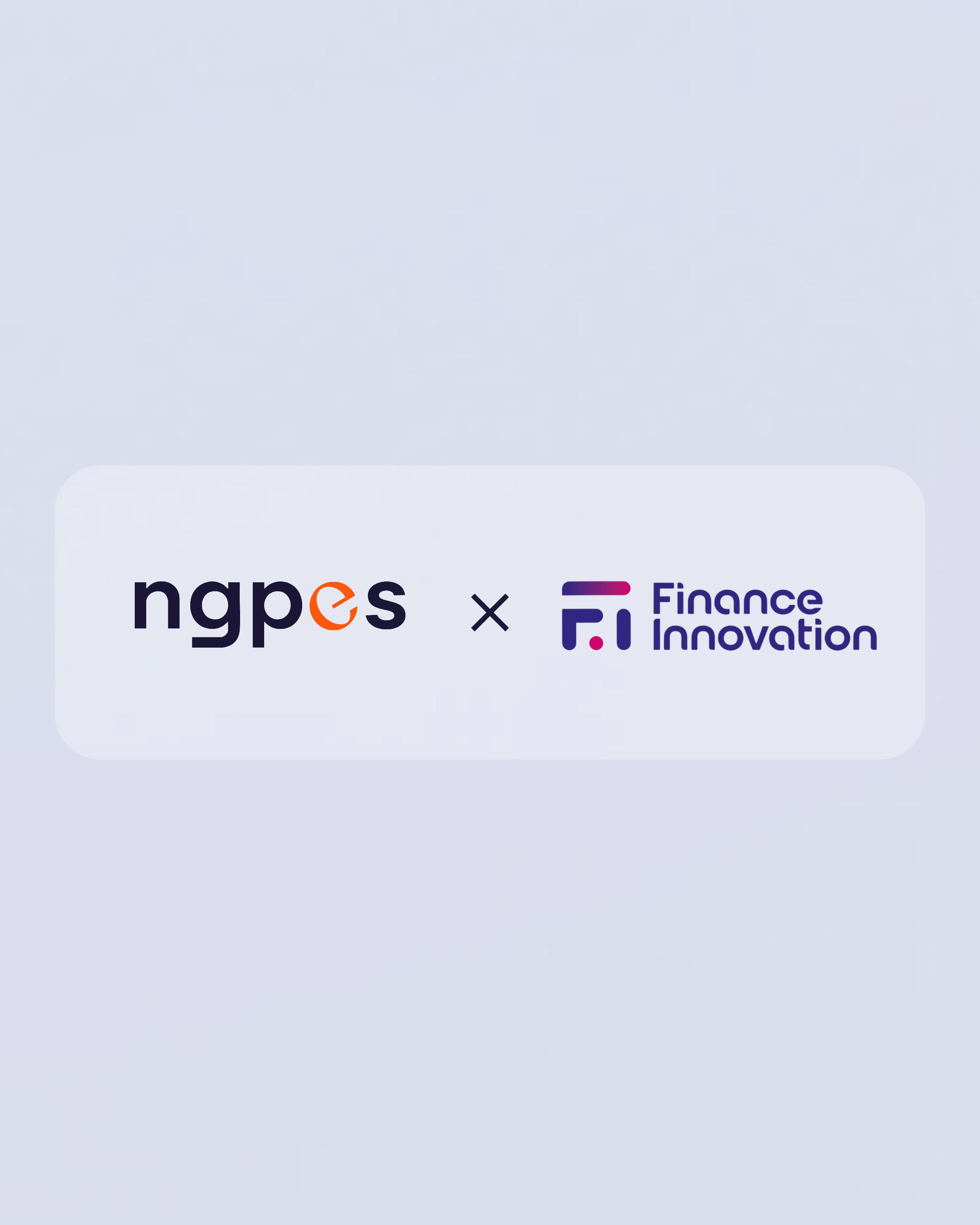 Logos NGPES et Finance Innovation côte à côte, marquant le label Finance Innovation