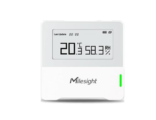 Milesight AM102 LoRaWAN binnenshuis temperatuur en vochtigheid sensor met E-ink