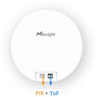 Milesight VS330 LoRaWAN badkamer bezettingssensor met ToF en PIR