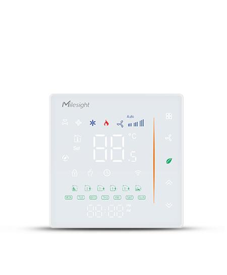 Milesight WT301 Slimme Fan Coil Thermostaat LoRaWAN Touchscreen Kamerregelaar