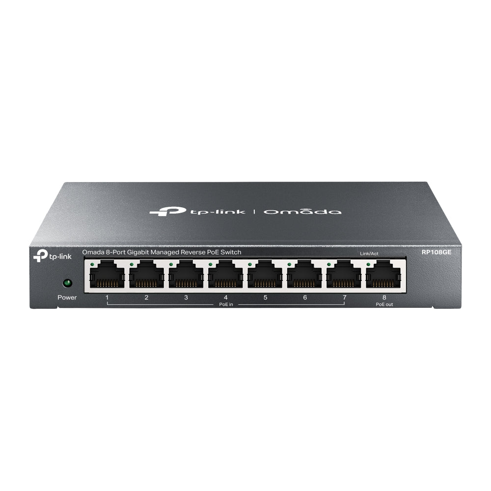 TL-RP108GE 8-poorts Gigabit Reverse PoE-switch | TP-Link Omada