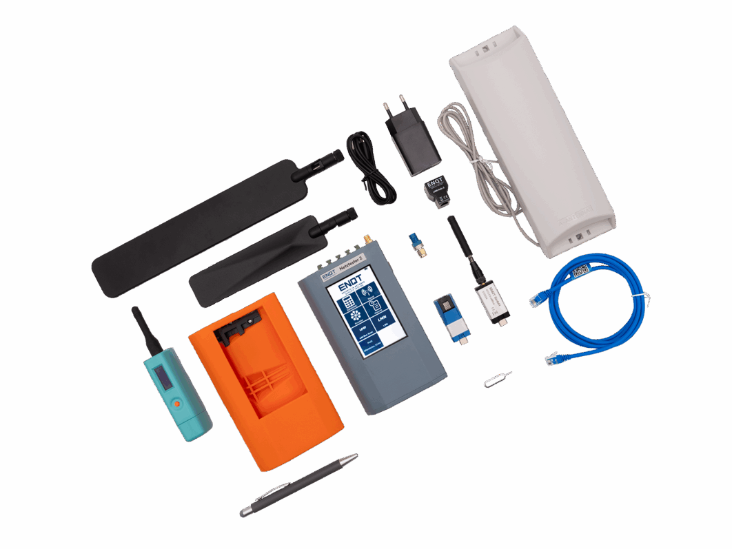 Netztester 2 Metering Edition bundel — netwerkmetering voor LTE, LMN en Wireless M‑Bus