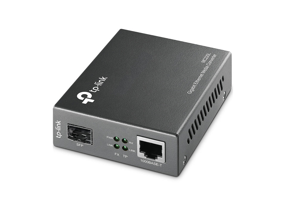 TP-Link Omada MC220L Media Converter - Gigabit glasvezel naar Ethernet