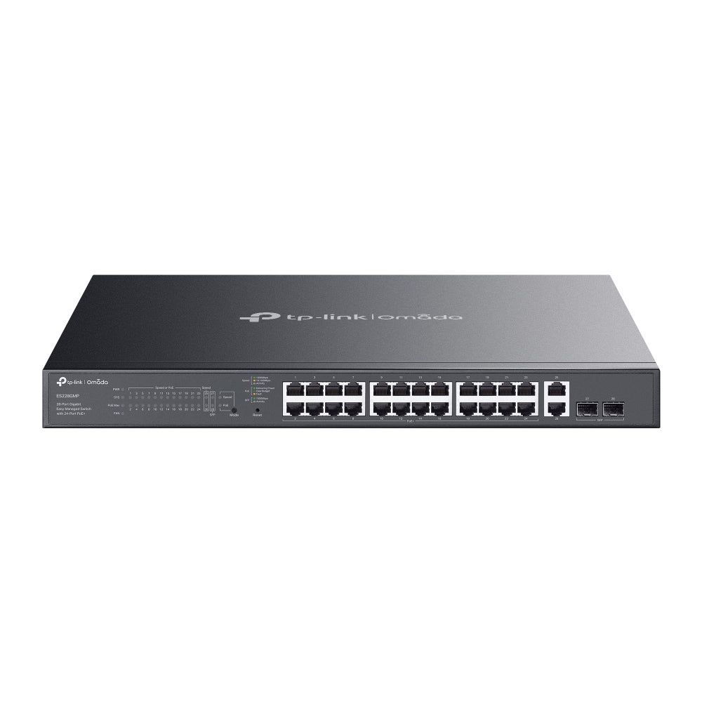 Omada ES228GMP 28-poorts Gigabit Switch met 24 PoE+ | Omada