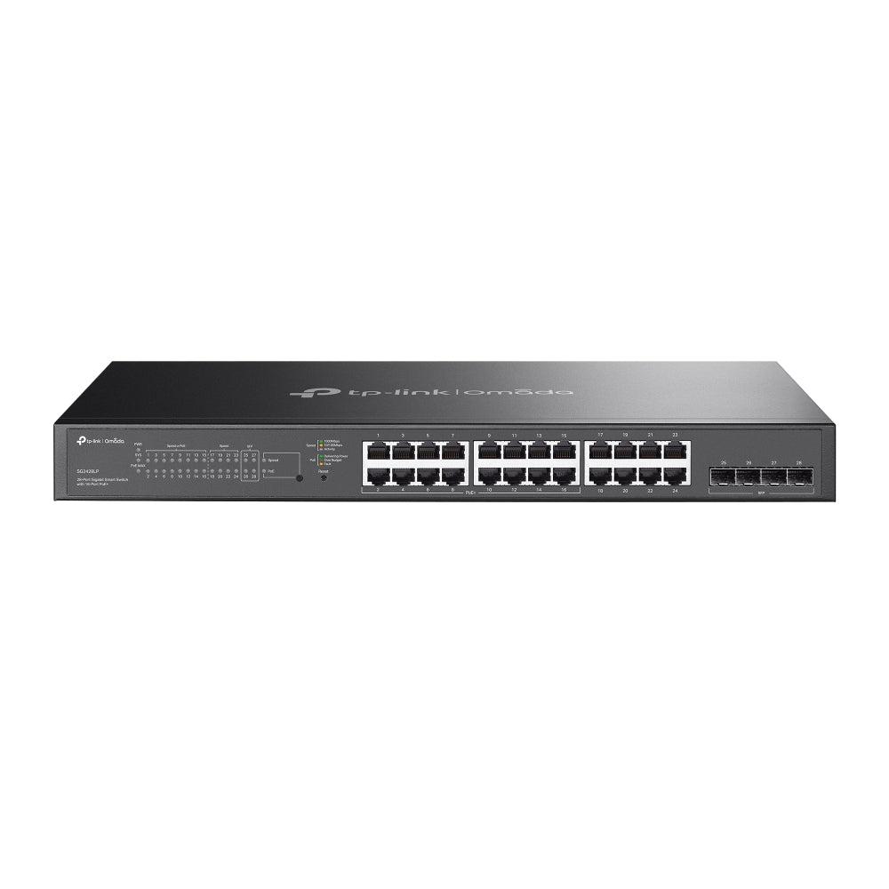 TP-Link Omada SG2428LP 28-poorts Gigabit PoE+ switch — 150W PoE-budget