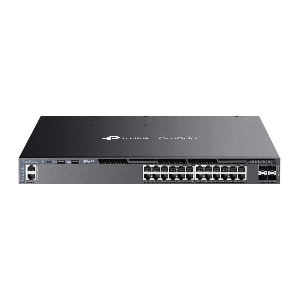 Omada SG6428XHP 24‑poorts L3 PoE+ Switch | 4×10G SFP+, 720W PoE