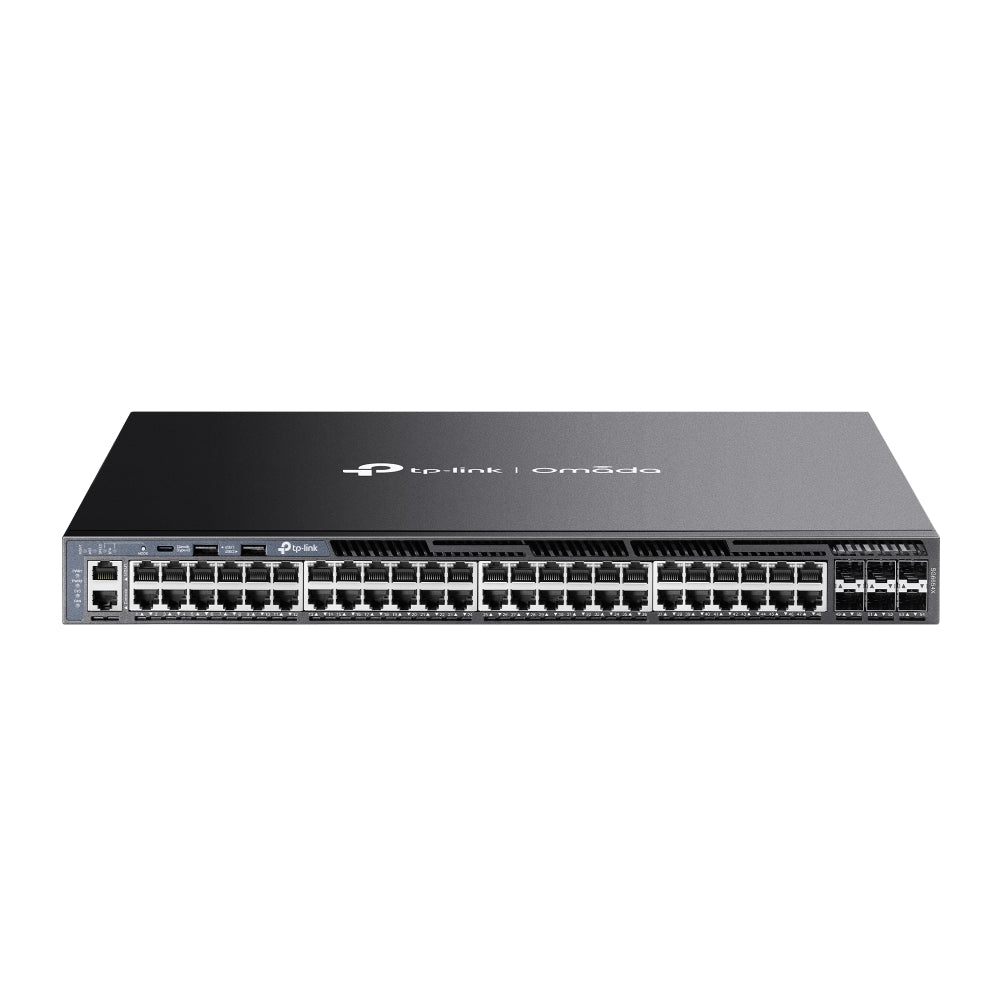 Omada SG6654X 48‑poorts L3 Managed Switch | 6×10G SFP+ & stacking
