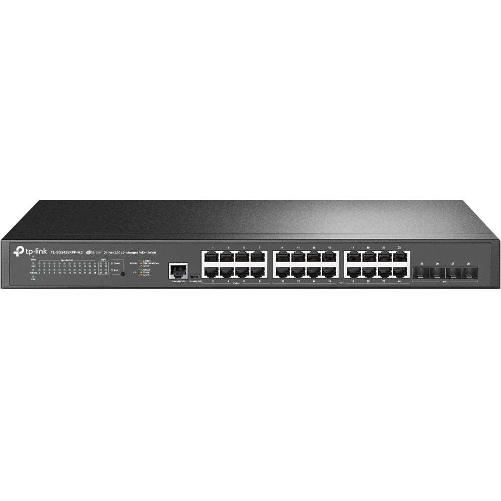 TL-SG3428XPP-M2 24‑poort 2.5G PoE++ Managed Switch | Omada