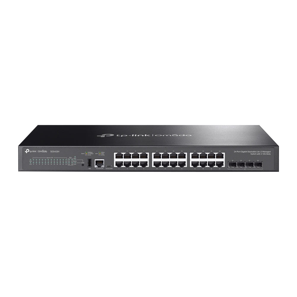 Omada SG5428X 24-poorts L3 Managed Switch – 4×10G SFP+