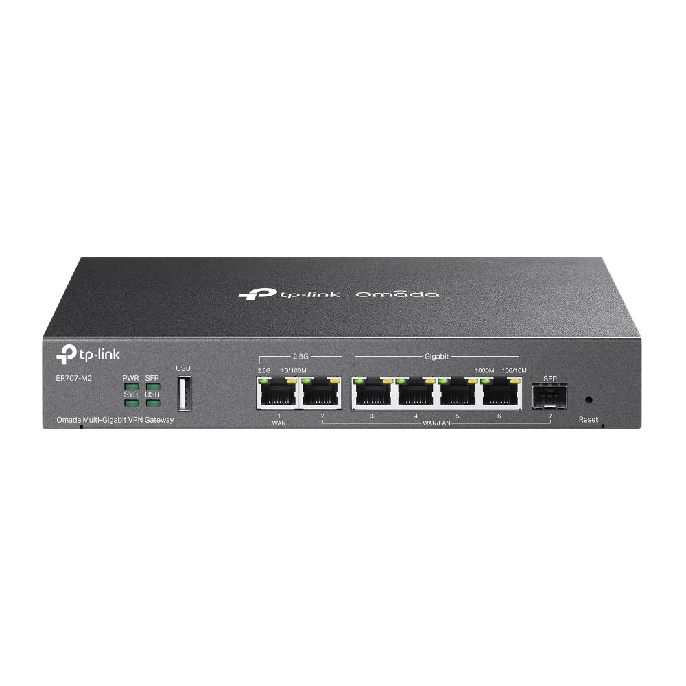 ER707-M2 VPN Gateway | Omada Multi-Gigabit router met 2.5G & 6 WAN