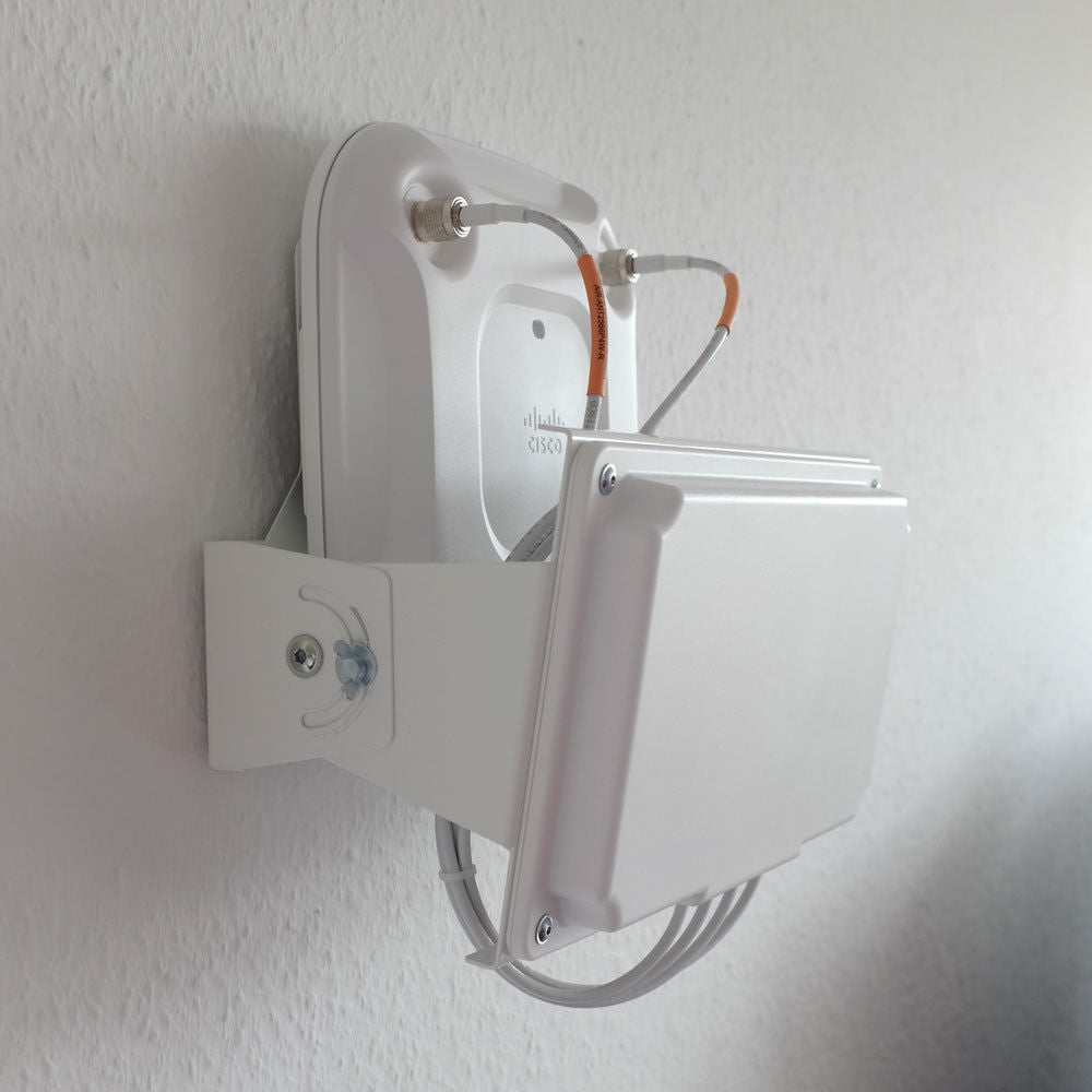 Gecombineerde beugel voor Cisco AP en patchantenne – RAL 9010