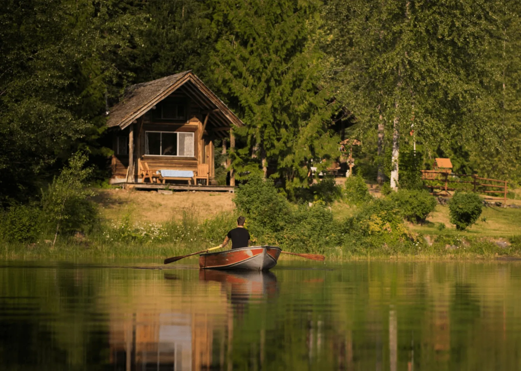 Man boating
