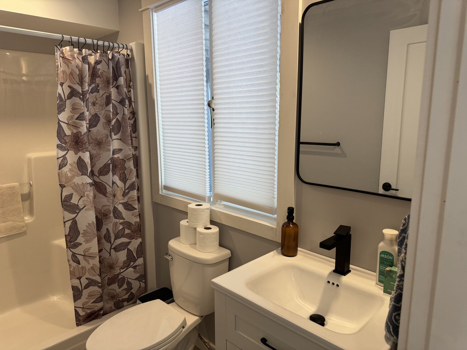 The vanity in the King Room ensuite