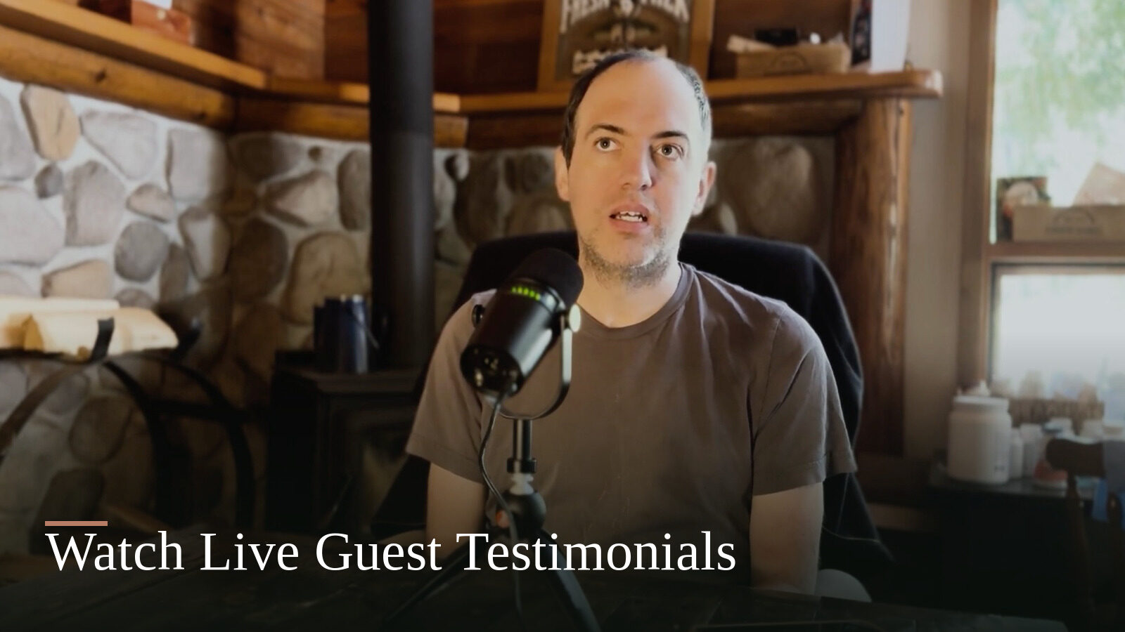 Watch live guest testimonials from The Healing Oasis