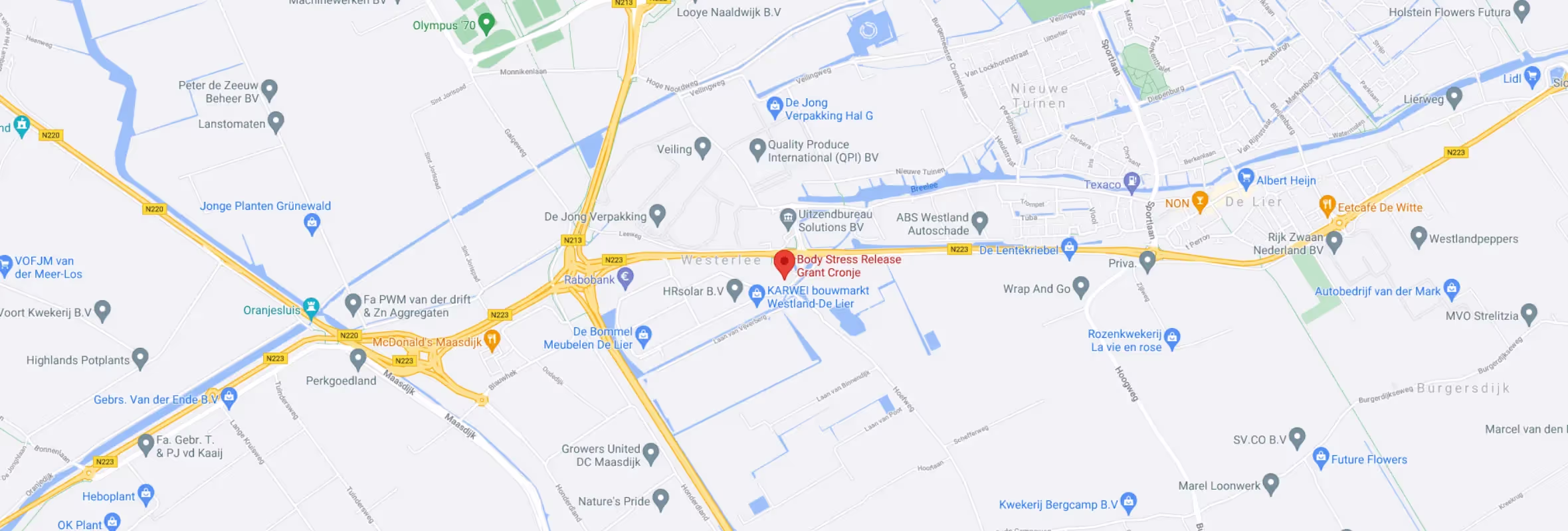 BSR Grant Cronje Location in Google Maps