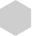 Three stacked light gray hexagonal shapes arranged in a diagonal pattern on a white background.
