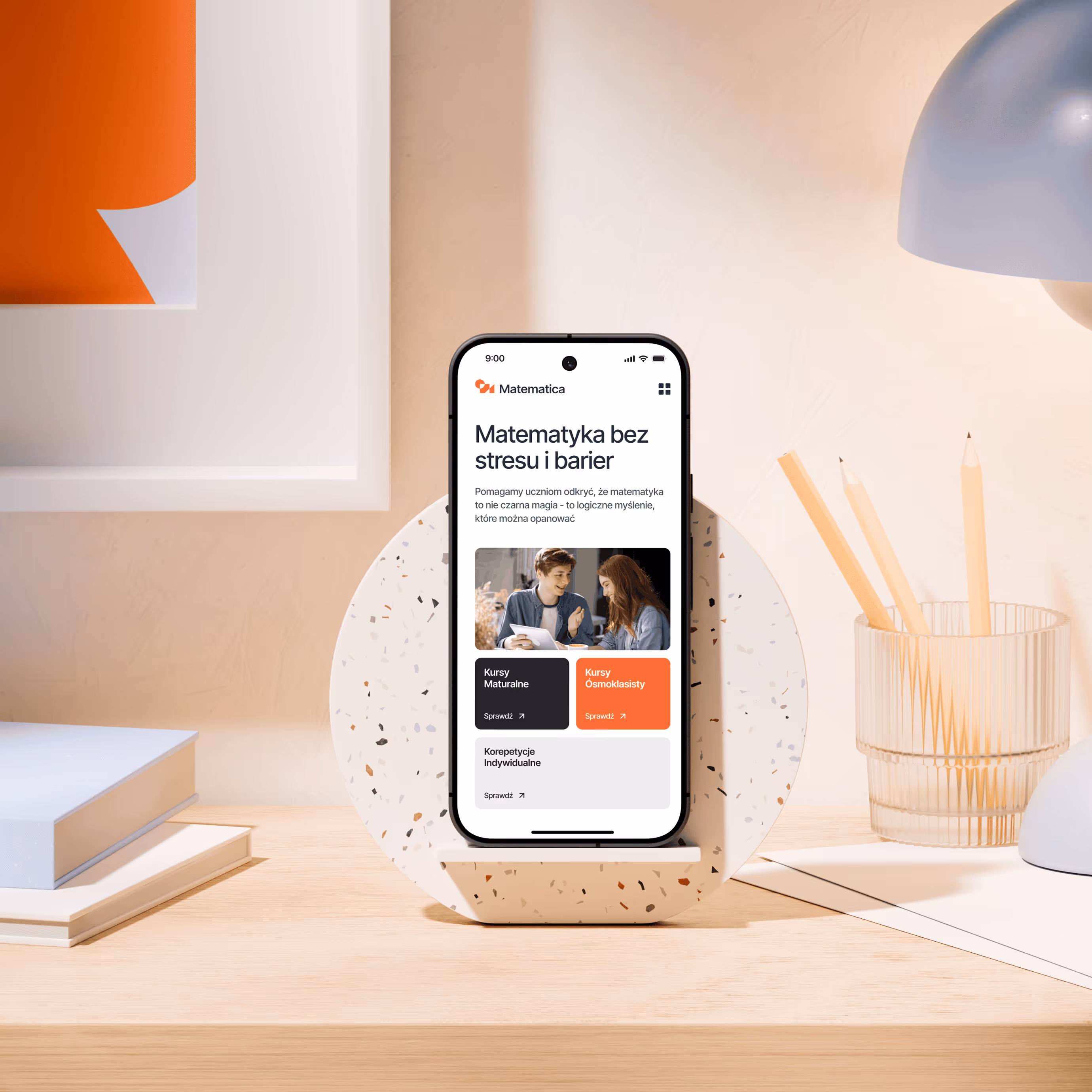 Matematica – math school website design built in Webflow