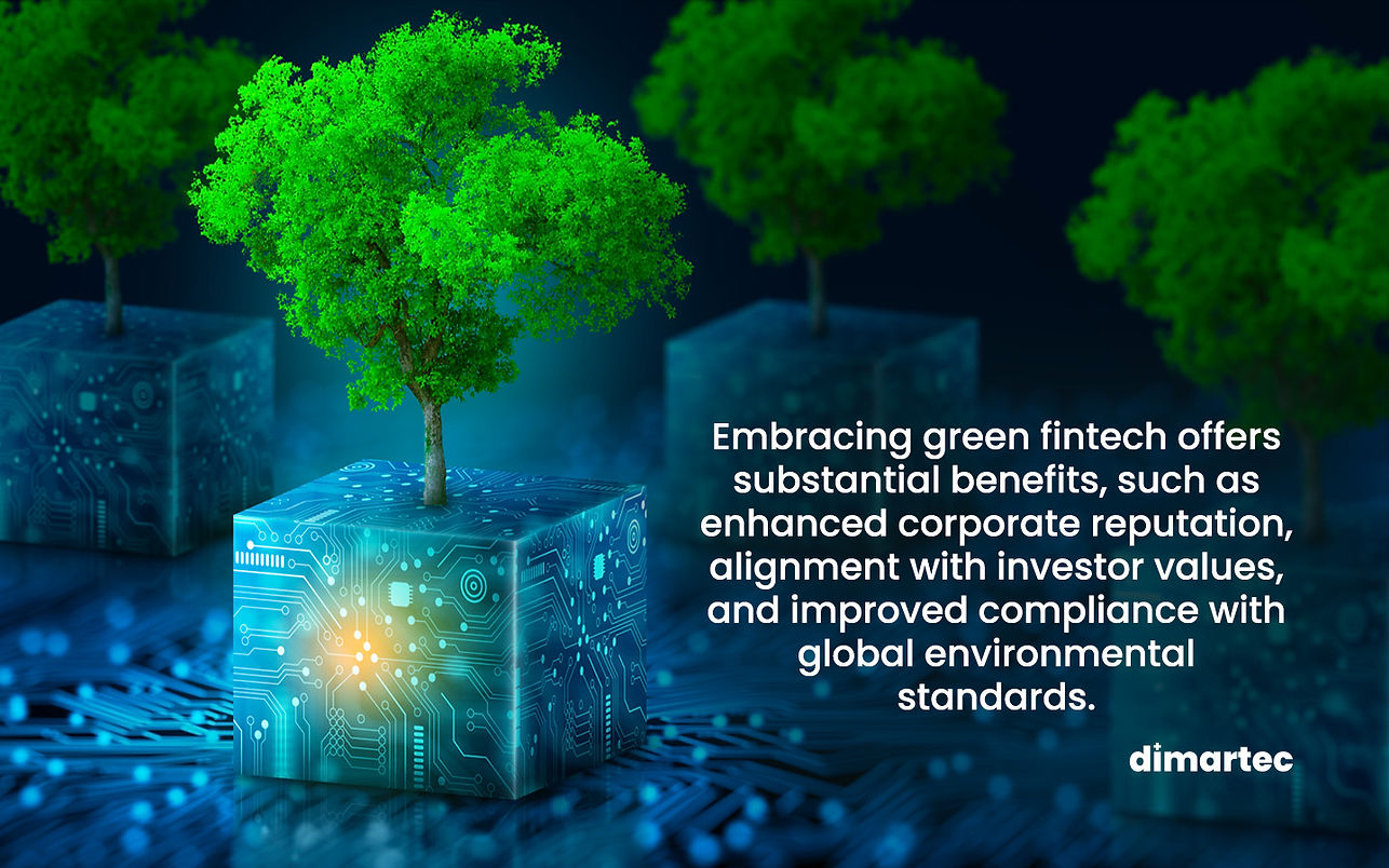 a visual representation of green fintech