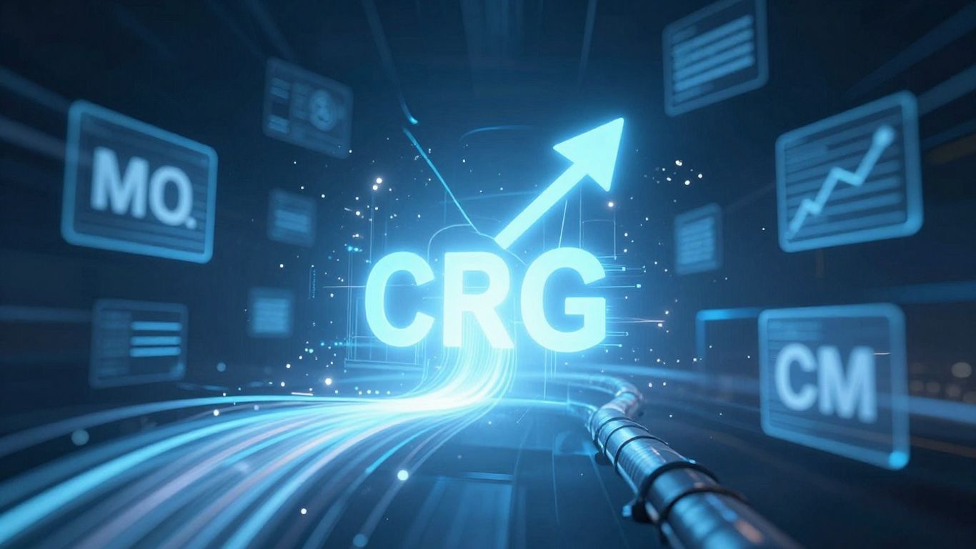 SaaS pipeline generation leading to CRM opportunities