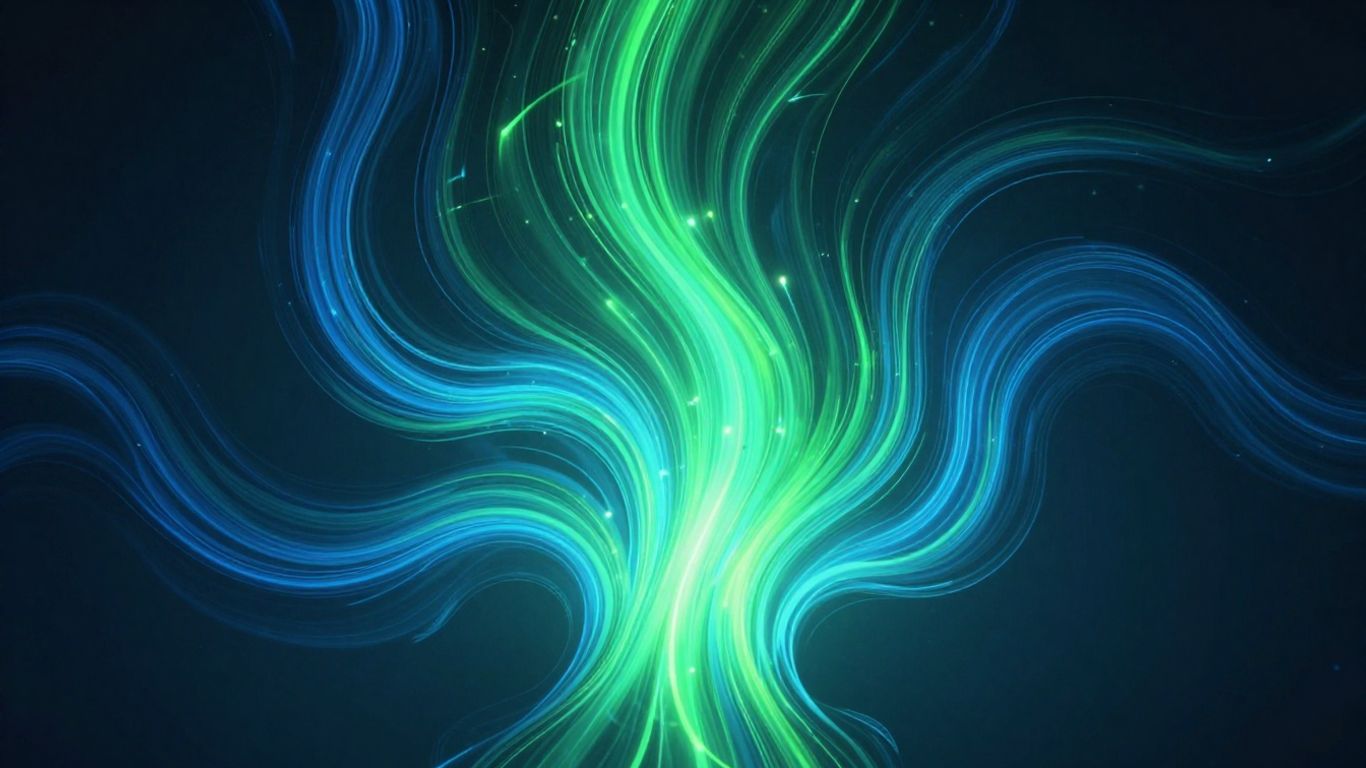 Abstract visual of upward momentum and compounding revenue growth.