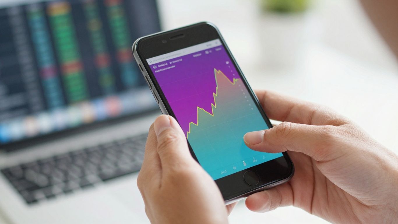 SaaS demand generation and competitor analysis on a smartphone.