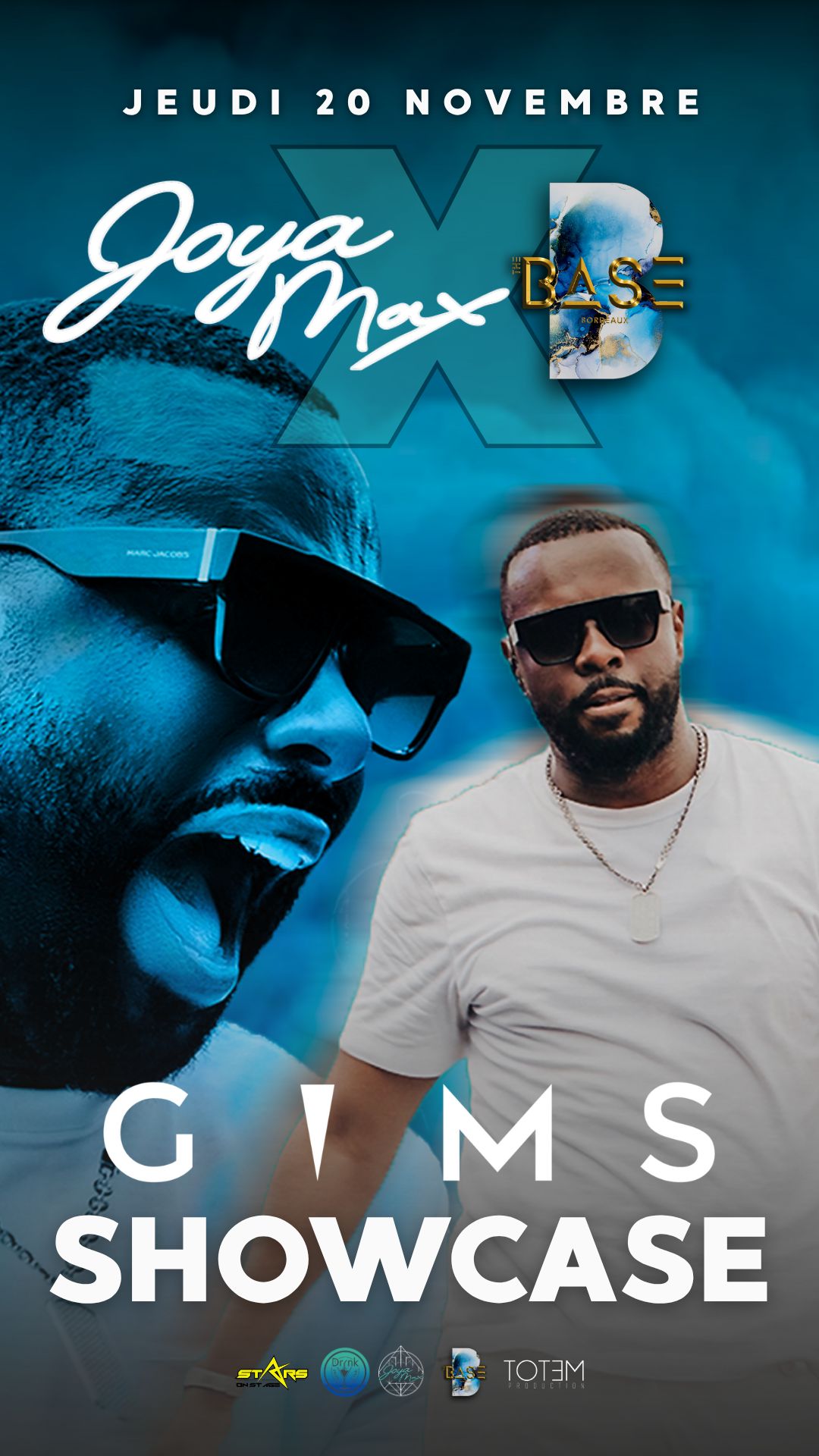 Affiche Showcase Gims Bordeaux