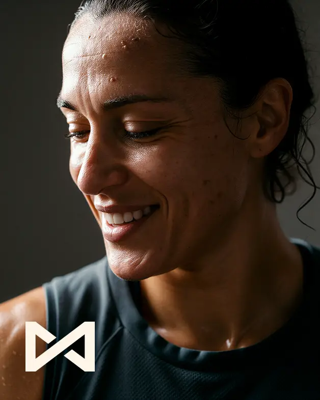 Woman smiling