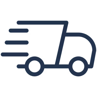 an icon of a shipping truck