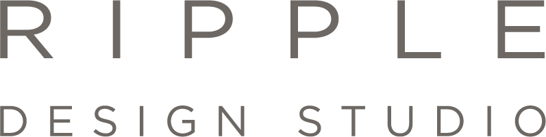 Ripple Design Studio wordmark in grey.
