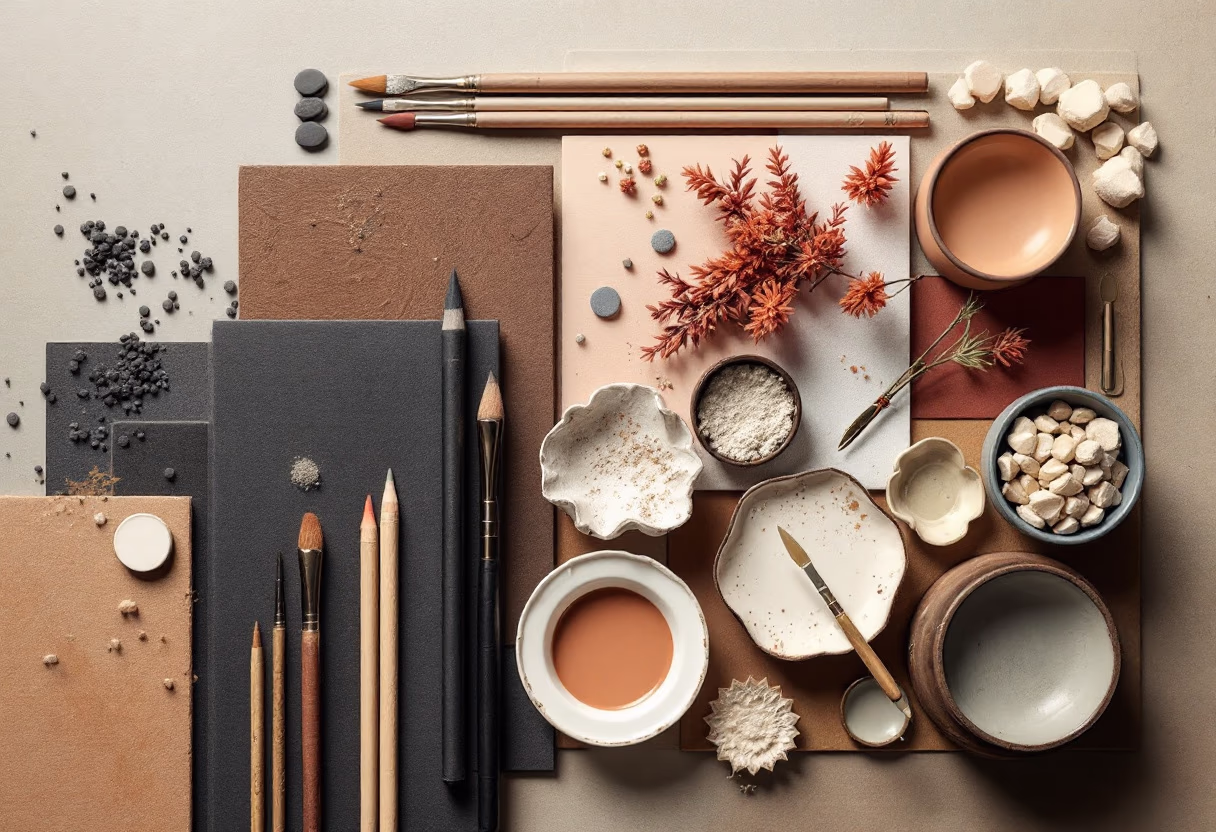 image of art materials