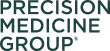 Precision Medicine Group logo in dark gray text.