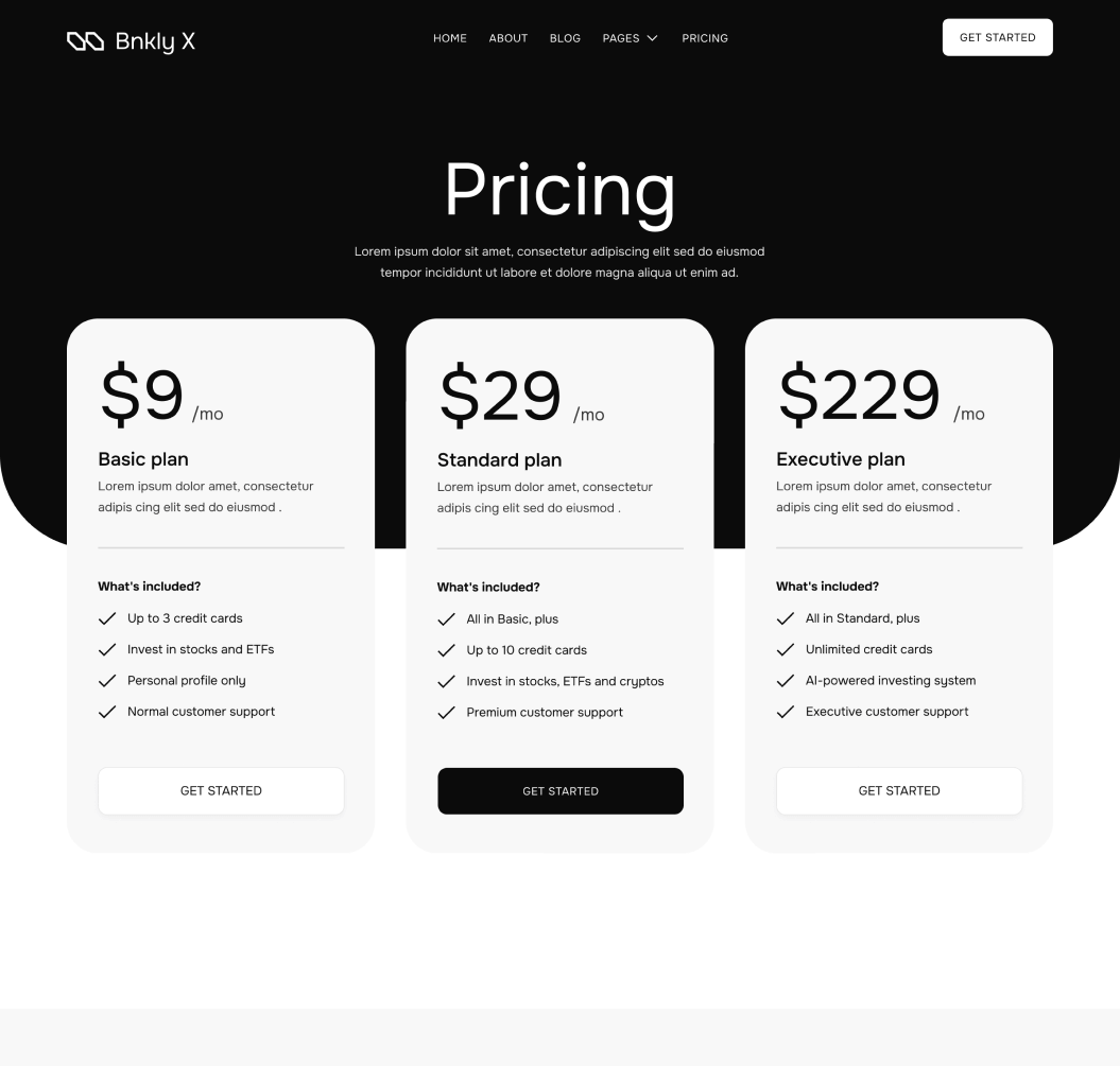 Blog V1 - Fintech X Webflow Template