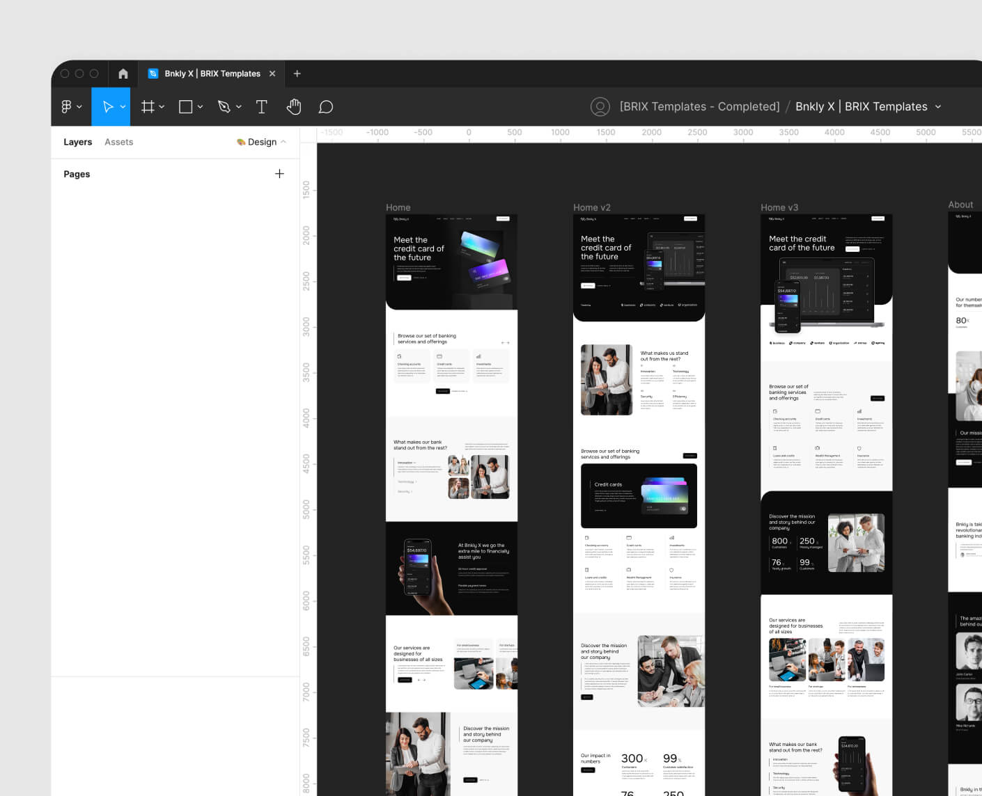 Figma File Included - Bnkly X Webflow Template