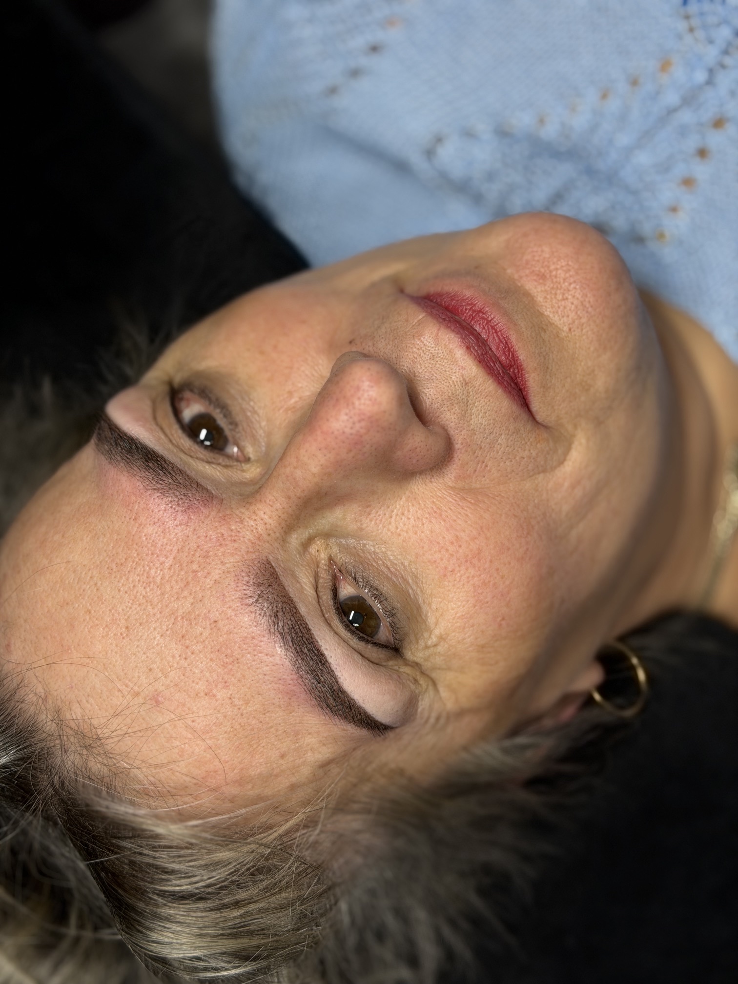 Brwi po zabiegu makijażu permanentnego - Oliwia Szczepańska