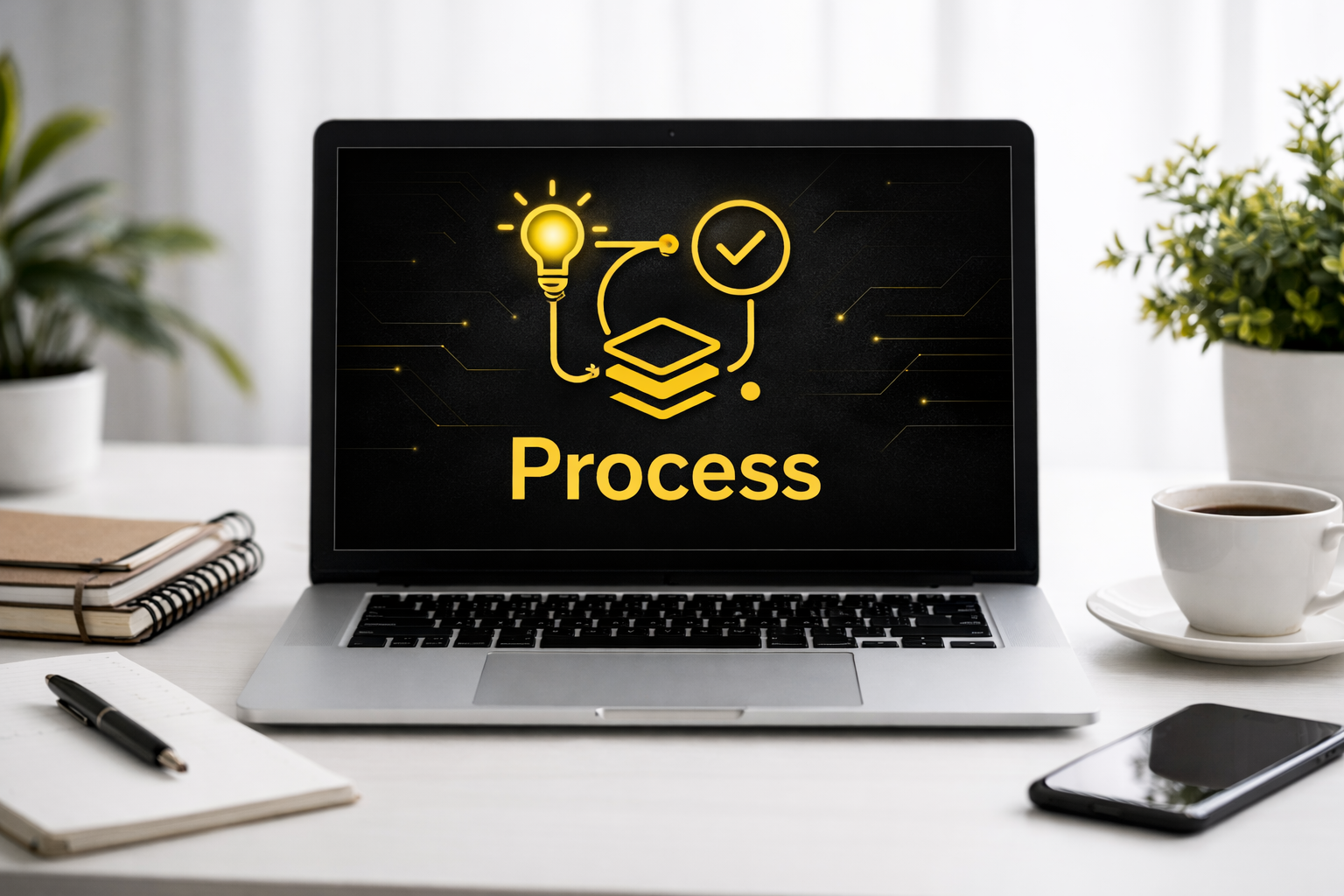 image of a website design on a tablet screen