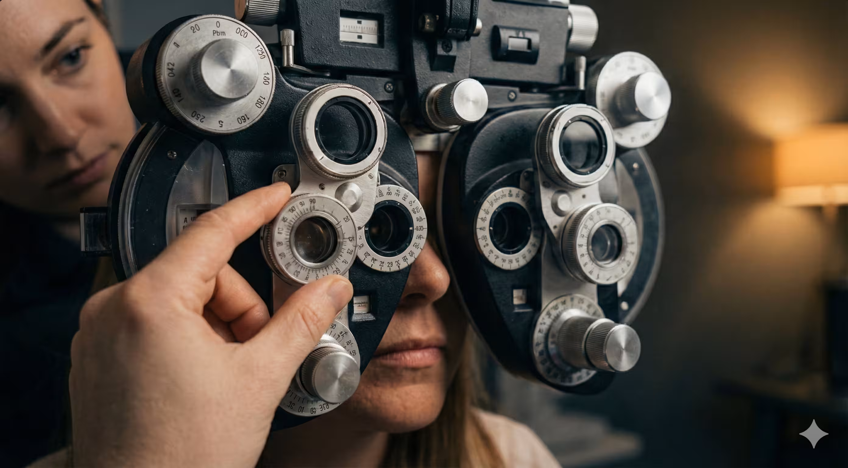 AI-generated illustration representing advanced eye care technology at Active Eyecare of Surprise