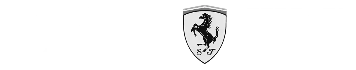 Peroni and Ferrari logo lockup